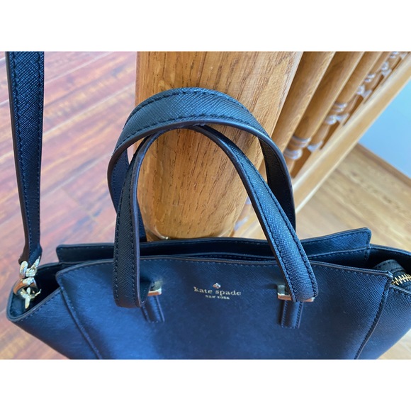 Kate Spade Colour Black Satchel Handbag - Picture 8 of 8